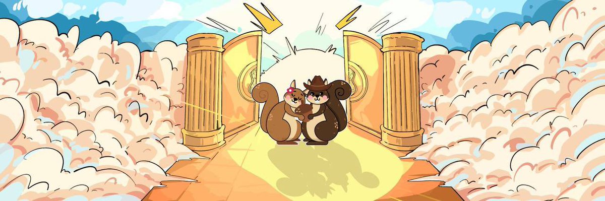 Jinxycto's tweet photo. $JINXY with her brother $PNUT in heaven! Let’s honor their legacy. https://t.co/JohiYFAYxC