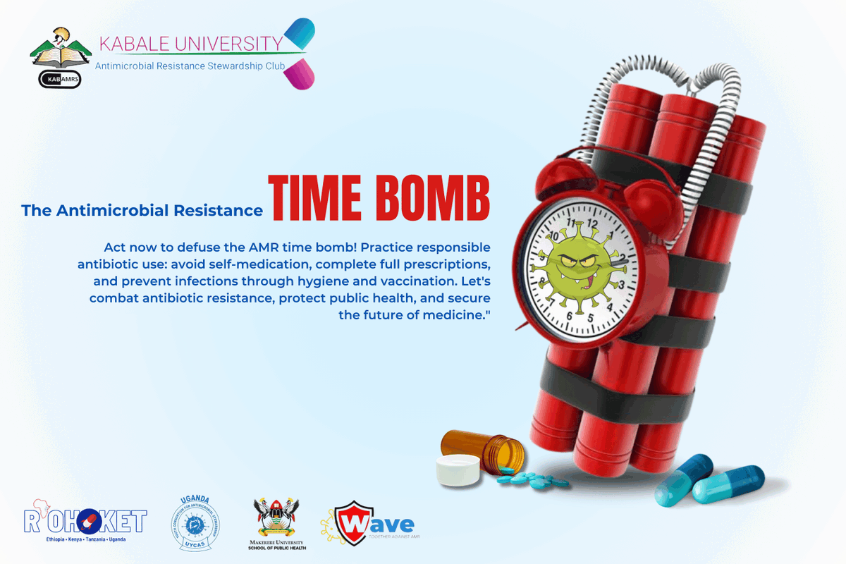 The clock ⏱️ is ticking, join the fight now against AMR..
#NationalAMRContest24
#UGYouthAgainstAMR