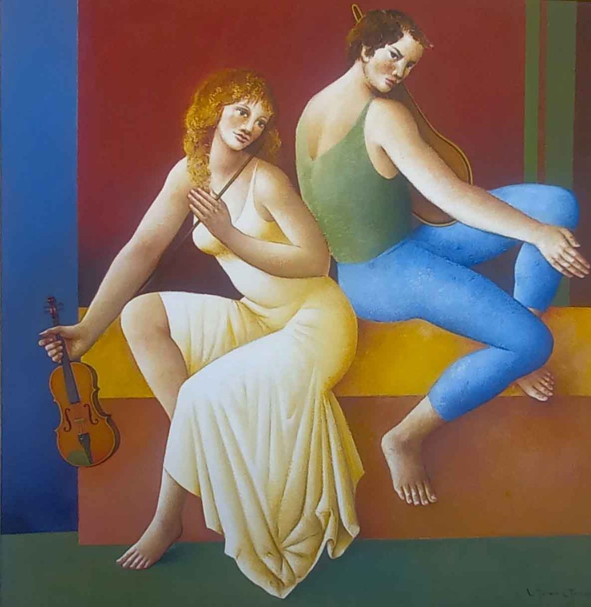 GaleriaOrfila's tweet photo. #Exposición de Vicente Gutiérrez Tascón https://t.co/dwCuv4NEc5
Imagen: 'El concierto'. Óleo sobre lienzo, 100x100 cm #pinturafigurativa #figurativepainting #realismomágico #magicalrealism #neoclasicismo #neoclassicism #postcubismo #postcubism https://t.co/xJI6A1DriE