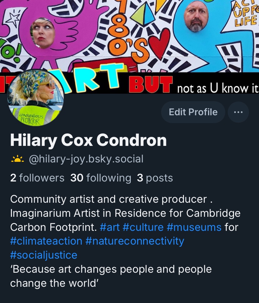 Hilary Cox Condron (@hilcoxcondron) on Twitter photo Iβve made many wonderful connections here over the years. β₯οΈ Iβve just set up a #Bluesky account <a href="/hilary/">Hilary Hartman Mostofi</a>-joy.bsky.social
#communityartist #ClimateAction #art #nature #socialjustice and #pugs π #love Iβve made many wonderful connections here over the years. β₯οΈ Iβve just set up a #Bluesky account <a href="/hilary/">Hilary Hartman Mostofi</a>-joy.bsky.social
#communityartist #ClimateAction #art #nature #socialjustice and #pugs π #love