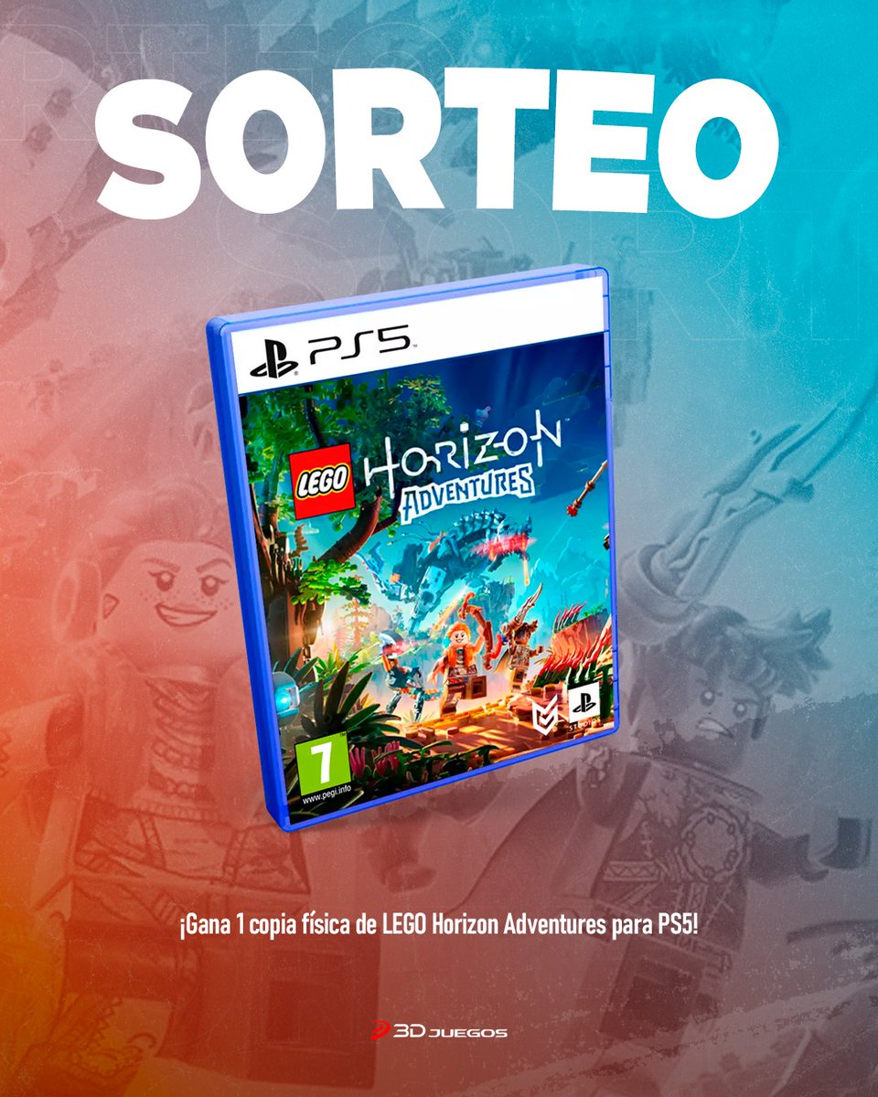3djuegos's tweet image. SORTEO 🌸 ¡Llévate 1 copia física de 'LEGO Horizon Adventures' para PS5!

🔹 Síguenos @3djuegos 
🔹 RT a este tuit
🔹 Usa #LEGOHorizonAdventures y menciona a la persona con la que jugarías

Solo España y dura 24h*