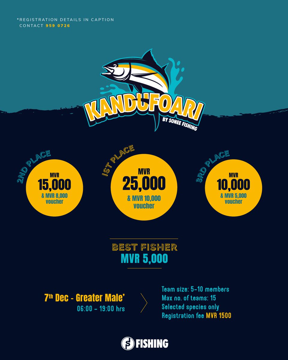 The wait is over! Registrations for Kandufoari are officially open. Click the link below to secure your spot.
bit.ly/3YynOzw

Deadline: 21st November 2024