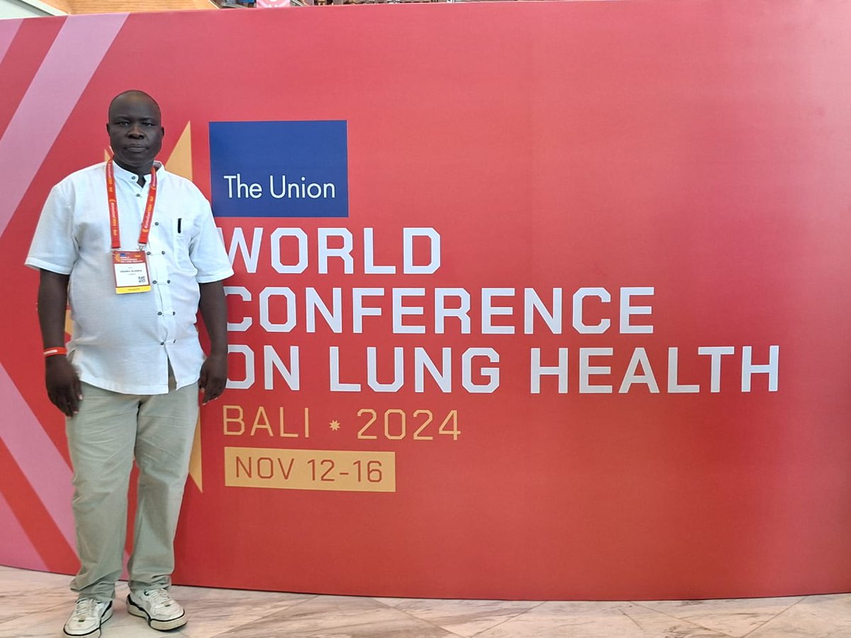 fhaduorg's tweet photo. 🚨FHADU Director, Dr. Odama Alex, is in Bali, Indonesia as a key speaker at the Union World Conference on Lung Health Nov 12-16. He's discussing "improving TB treatment outcomes through food enablers and livelihood to reduce catastrophic costs"
 #LungHealth 🫁 https://t.co/wMeGvORDFG