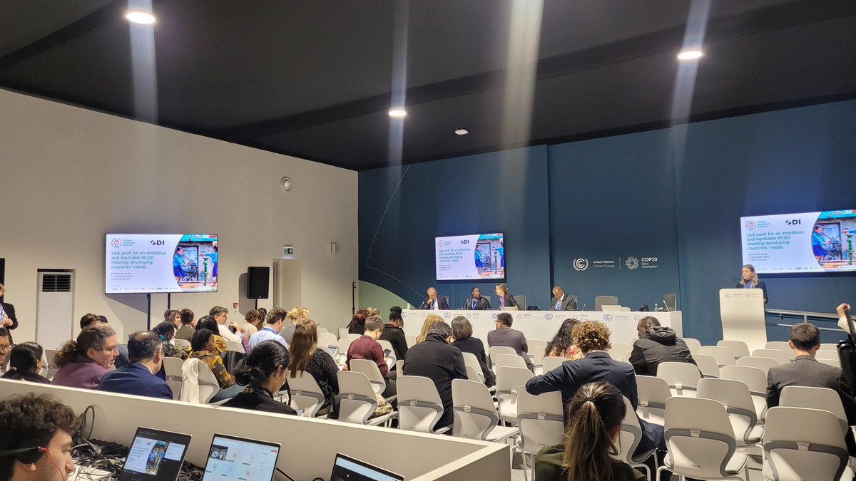 Starting now in Side Event Room 1 at #COP29 is our event on how to achieve an ambitious and equitable #NCQG that meets the needs of the most climate-vulnerable communities.

Follow along online if you’re a registered conference participant at <a href="/COP29_AZ/">COP29 Azerbaijan</a>! cop29platform.unfccc.int/login?url=home…