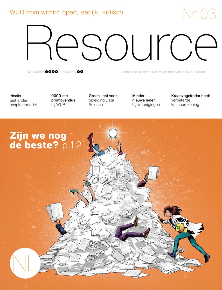 De nieuwe #Resource is uit! Met: is #WUR nog wel de beste? Ons #voedselsysteem schaadt de gezondheid van mens en planeet, student duikt in de geschiedenis van haar studentenhuis, bewegen wordt aantrekkelijker door er een spel van te maken en nog veel meer! issuu.com/wageningenur/d…