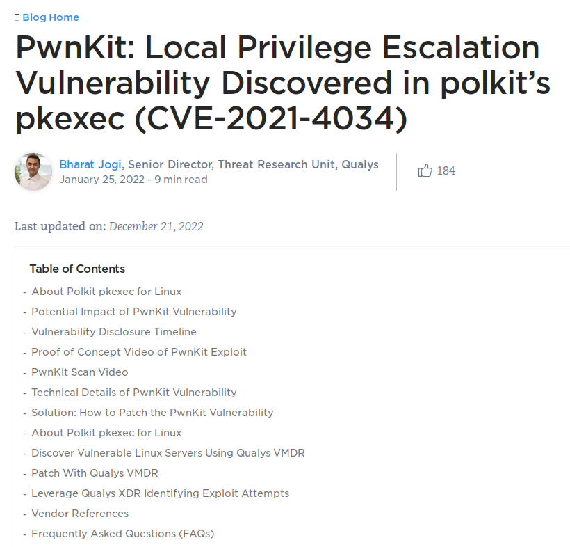 datenwolf's tweet image. Plenty of systems out there that do just fine without systemd. And for that matter, if you take a sober look at my slides from back then, I was pretty much spot on with my predictions.
Heck, remember the pkexec debacle (#pwnkit)? Called it! blog.qualys.com/vulnerabilitie…