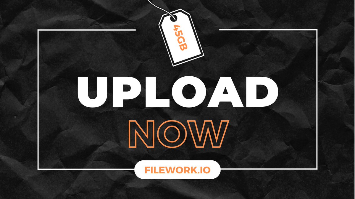 Upload NOW! und sichere dir 45GB Cloud Speicherplatz ein Leben lang! Nur bei filework.io #server #webhosting #cloud #free 🚀