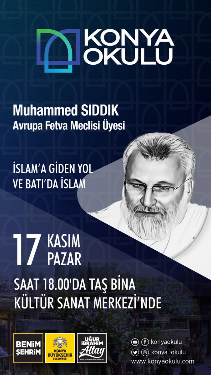 muvakki's tweet photo. Avrupa Fetva Meclisi üyesi hocalarımızın konferanslarına herkes davetlidir. Program bilgileri: https://t.co/4Lk0yMJS02