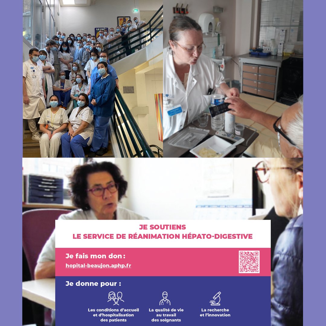 Hôpital Beaujon AP-HP (@hopitalbeaujon) on Twitter photo ❤️#votredonnousrendplusforts | Continuer à soutenir le service de #réanimationhépatodigestive de l'<a href="/hopitalbeaujon/">Hôpital Beaujon AP-HP</a>, qui prend en charge des cas complexes et réalise, chaque année, plus de 1️⃣0️⃣0️⃣ transplantations hépatiques !
👉don-hopitaux-nord.aphp.fr/beaujon/rhd/ ❤️#votredonnousrendplusforts | Continuer à soutenir le service de #réanimationhépatodigestive de l'<a href="/hopitalbeaujon/">Hôpital Beaujon AP-HP</a>, qui prend en charge des cas complexes et réalise, chaque année, plus de 1️⃣0️⃣0️⃣ transplantations hépatiques !
👉don-hopitaux-nord.aphp.fr/beaujon/rhd/