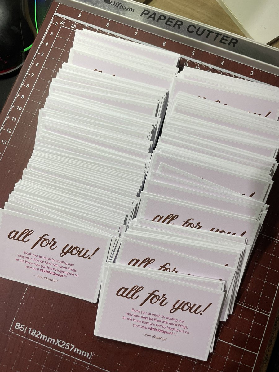 #PRINTSBY9TEEN   

Piso print thank you cards

- dm us to inquire   

t. kpop ppop concert event ph wts lf hand banner prints printing services service