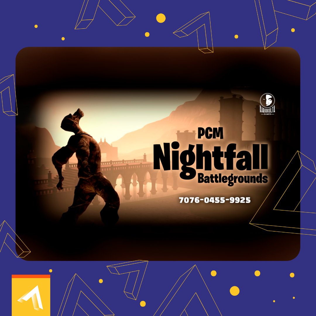 karaokulta's tweet photo. ¡La batalla comienza en PCM Nightfall Battlegrounds de Amber Studio!🌙⚔️

Nightfall Battlegrounds te llevará a un escenario único lleno de misteriosos paisajes, zonas de combate épicas y un ambiente nocturno que pondrá a prueba tus habilidades como nunca.

 #AmberStudio #Fortnite https://t.co/BAb9jWQ1xl