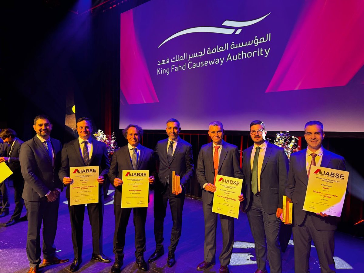 🏆 Proud to win 1st prize in the 2024 IABSE Awards for Rehabilitation of the Deba Bridge! Thanks to INJELAN, HARRI, MOYUA, and Gipuzkoa. Honored by this recognition! #IABSE2024