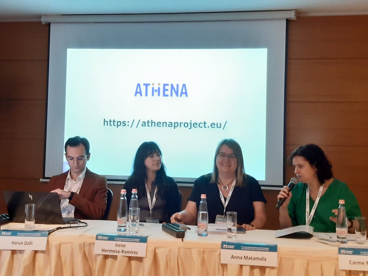 Transmedia Catalonia (@transmediacat) on Twitter photo Exciting week for our research team in Budapest at the Languages & the Media conference! 🎉 Today, <a href="/anna_matamala/">Anna Matamala</a> took the stage to present key insights from the #ATHENA project. 🌟 #LAM24 Exciting week for our research team in Budapest at the Languages & the Media conference! 🎉 Today, <a href="/anna_matamala/">Anna Matamala</a> took the stage to present key insights from the #ATHENA project. 🌟 #LAM24