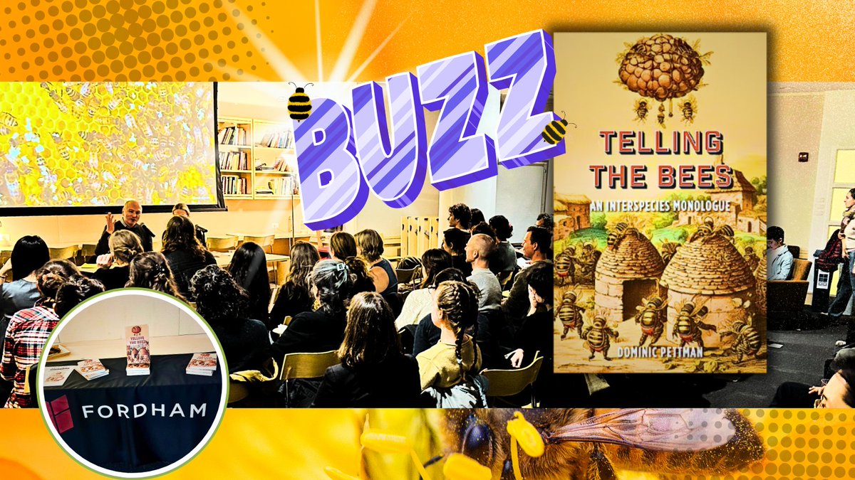 FordhamPress's tweet image. Still buzzing from Tuesday night’s book launch at #TheNewSchool with #DominicPettman and #ElviaWilk!

✨Don’t miss out—order #TellingTheBees now for 25% off + FREE shipping! 👉linktr.ee/fordham_press 

#BookLaunch #BookTwt #UPWeek #ReadUP #MediaStudies #Thursday #NewBookRelease