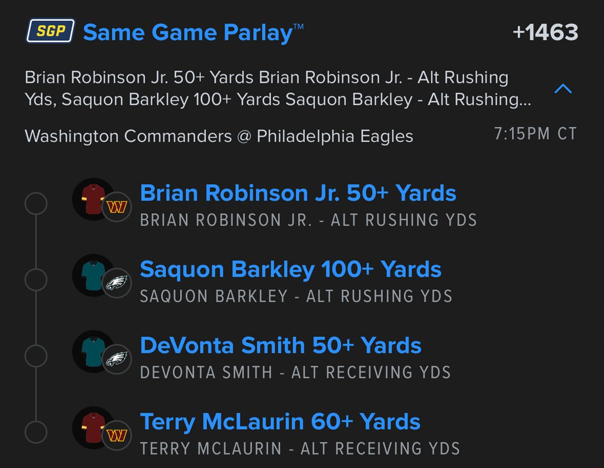 ToadSports's tweet photo. 🏈 NFL Prime Time Parlay (+1463)

📊 Toad Sports App: https://t.co/jm9UGBgG0y ⬅️ https://t.co/jJ74lx1ofD