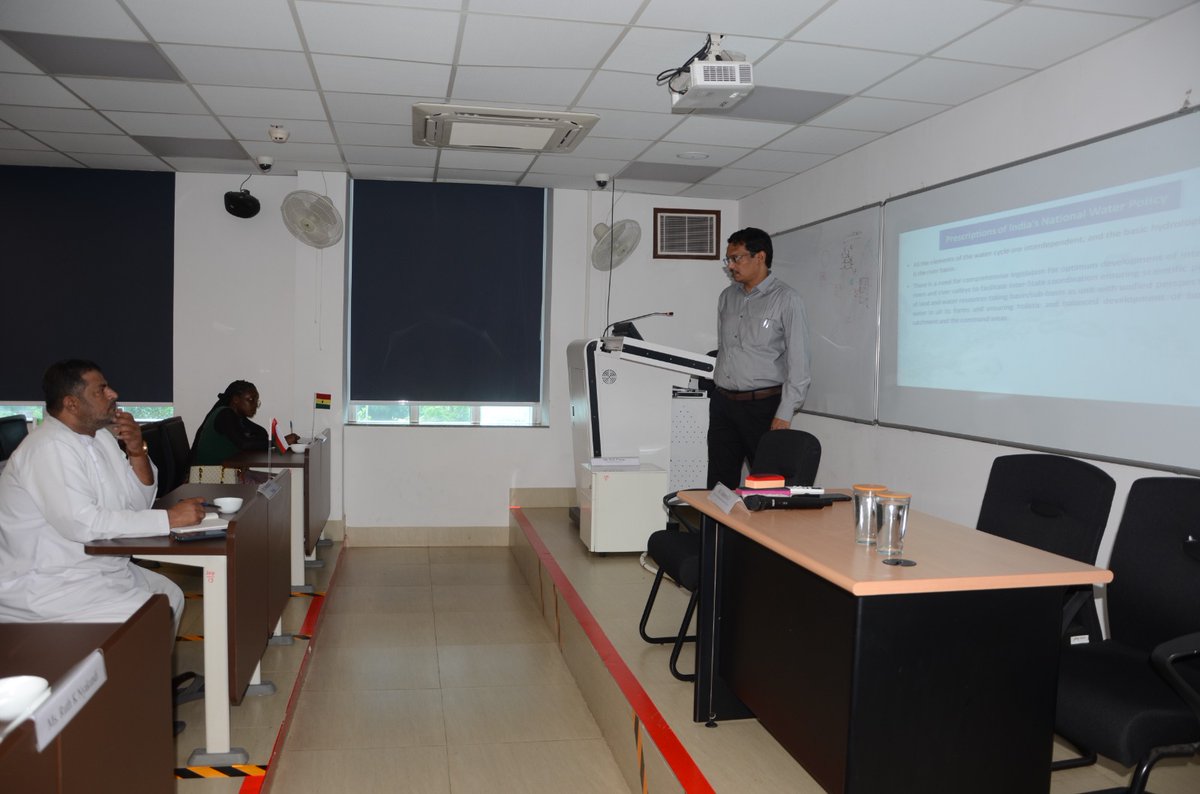 Served as a guest faculty from <a href="/nwa_pune/">NWA Pune</a>  for 3 sessions during the 2-week training program on 'Ground and Surface Water Management' conducted by RGNGWTRI, Raipur, in association with the African-Asian Rural Development Organization (AARDO) (23rd September to 4th October, 2024)