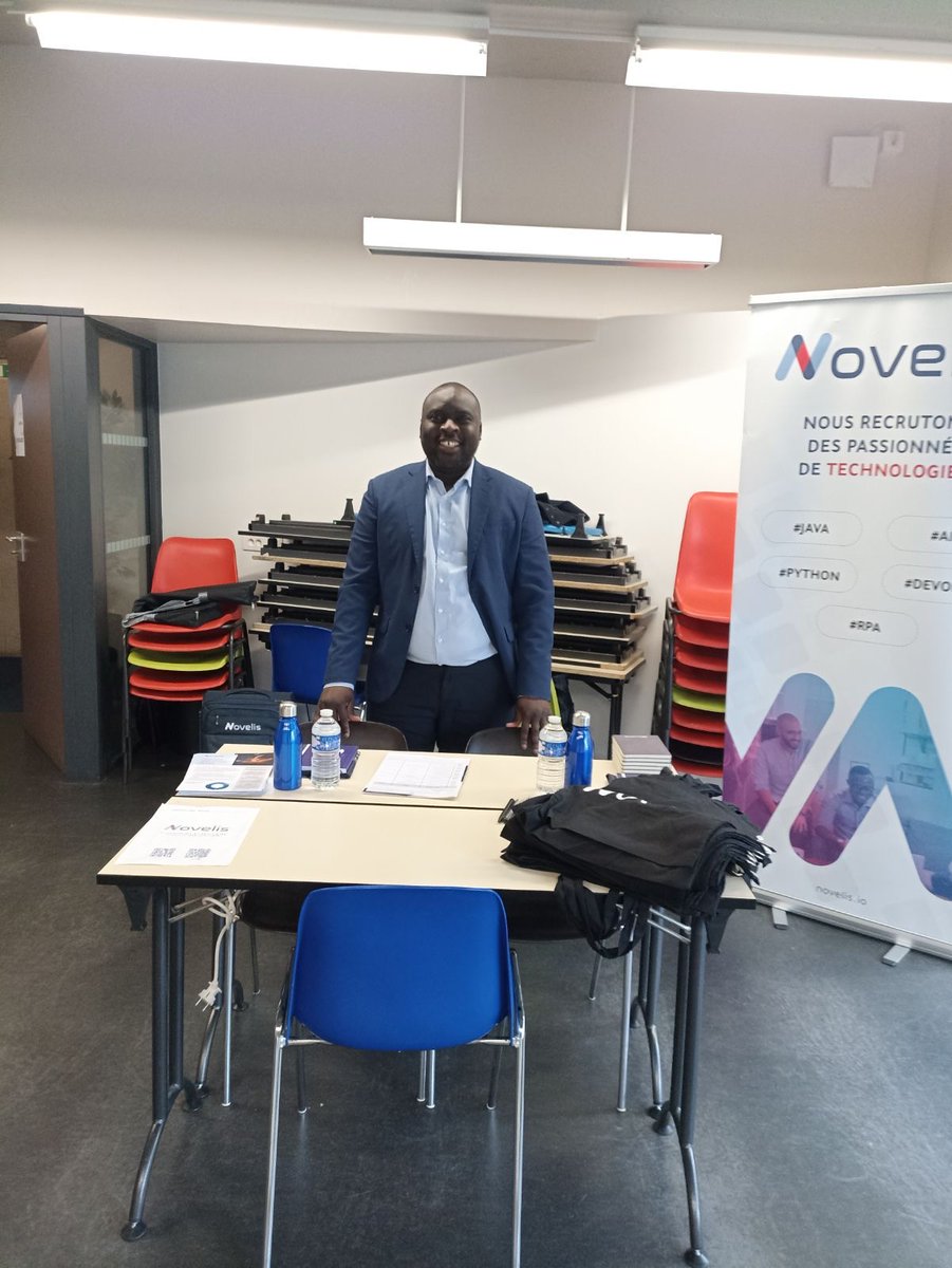 Yesterday, the Novelis team attended the Job Dating event at <a href="/SUPINFO/">SUPINFO</a> in Paris!

The Novelis team welcomed attendees to our booth to connect with tomorrow's talent.

A great opportunity for insightful exchanges and knowledge-sharing! ✨

#JobDating #Recruitment #AI