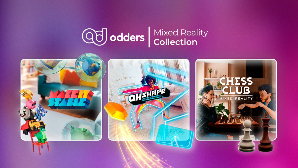 🎉We’re thrilled to share a major milestone for Odders: the launch of our very first bundle—the Odders Mixed Reality Collection!

👉This special release brings together our most-loved classics in one powerful package.