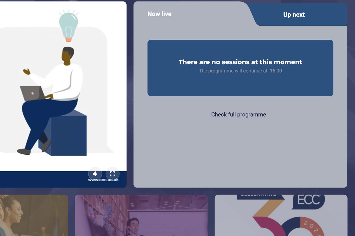 And that's a wrap - formal sessions have now closed at out virtual conference but there's still room for networking, and the slides and recordings will be shared afterwards. Thanks everyone for attending, and huge thanks to all our speakers, moderators and organisers #ecc24conf