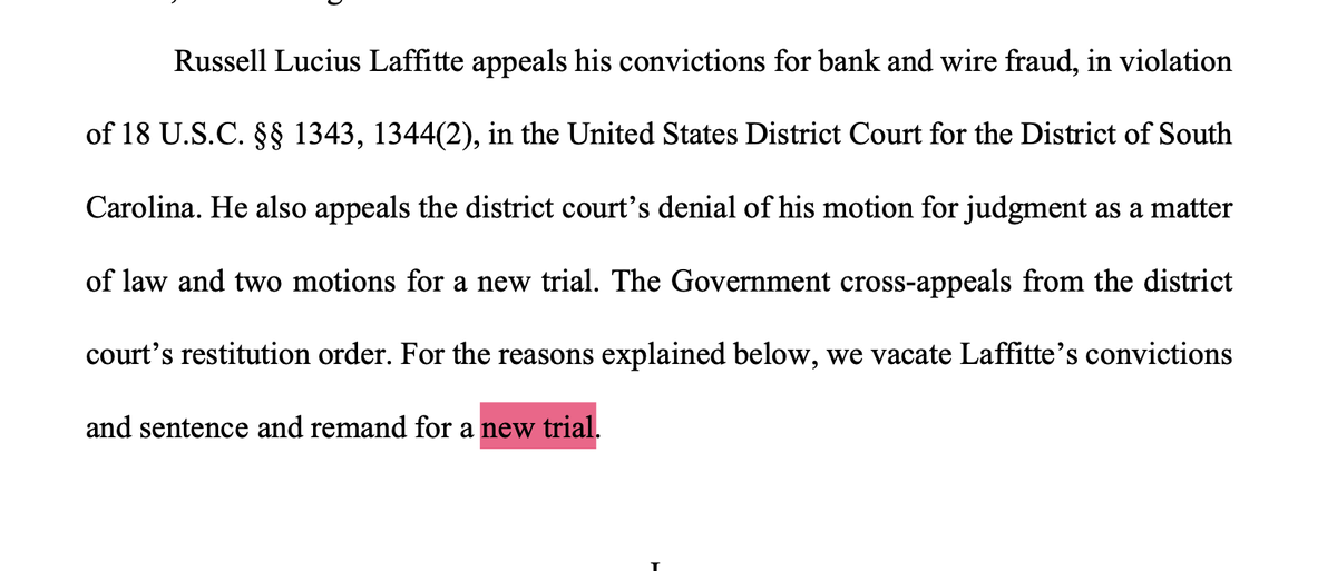 elizfarrell's tweet photo. Russell "Can't Admit Defeat" Laffitte is getting a new trial ... lol. I guess there's something to be said about not admitting defeat when you can afford the fight .... OH WAIT. He never paid his full legal bills ... 

I hope he has enough money saved for his next defense team! Watch that money "he didn't have" suddenly appear on the Russell tree!

Omg. This means RussellTV has been renewed for another season hahahahaha ughhhhhh