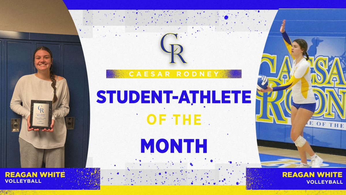 Congratulations to Reagan White who was selected as the October Student-Athlete of the Month!!

Keep up the great work!!!  👏👏

Go Riders!! 🏐🏐

#stackgreatdays