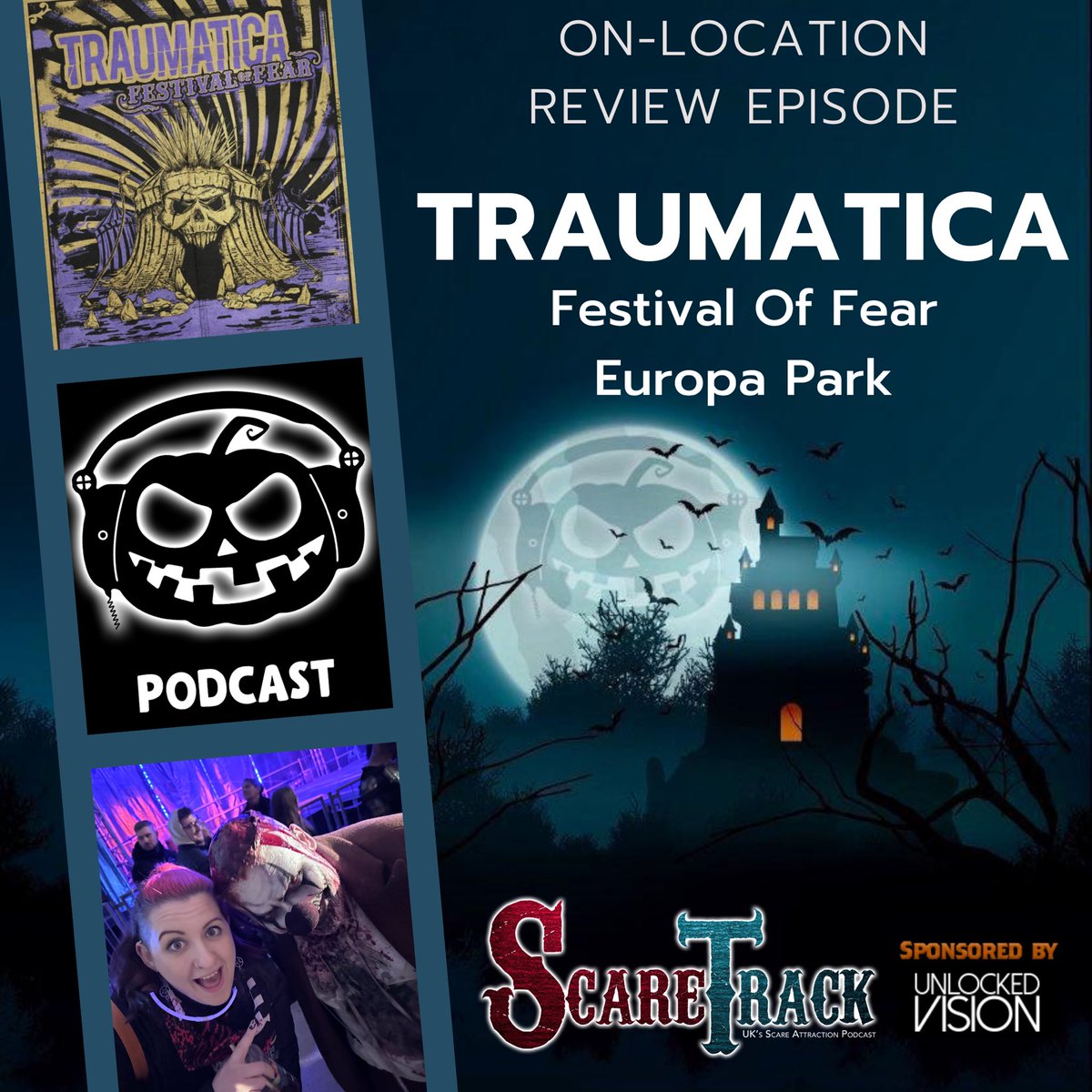 🎧NEW EPISODE OUT NOW🎧

ScareTrack- <a href="/Traumatica_FoF/">Traumatica – Festival of Fear</a> Festival of Fear
at Europa Park 2024

•On-location Review Episode• 

Click the link below or listen on any podcast platform.

scaretrack.podbean.com/e/scaretrack-t…

#traumatica  #europapark #horror #maze #horrormaze #horrorcommunity