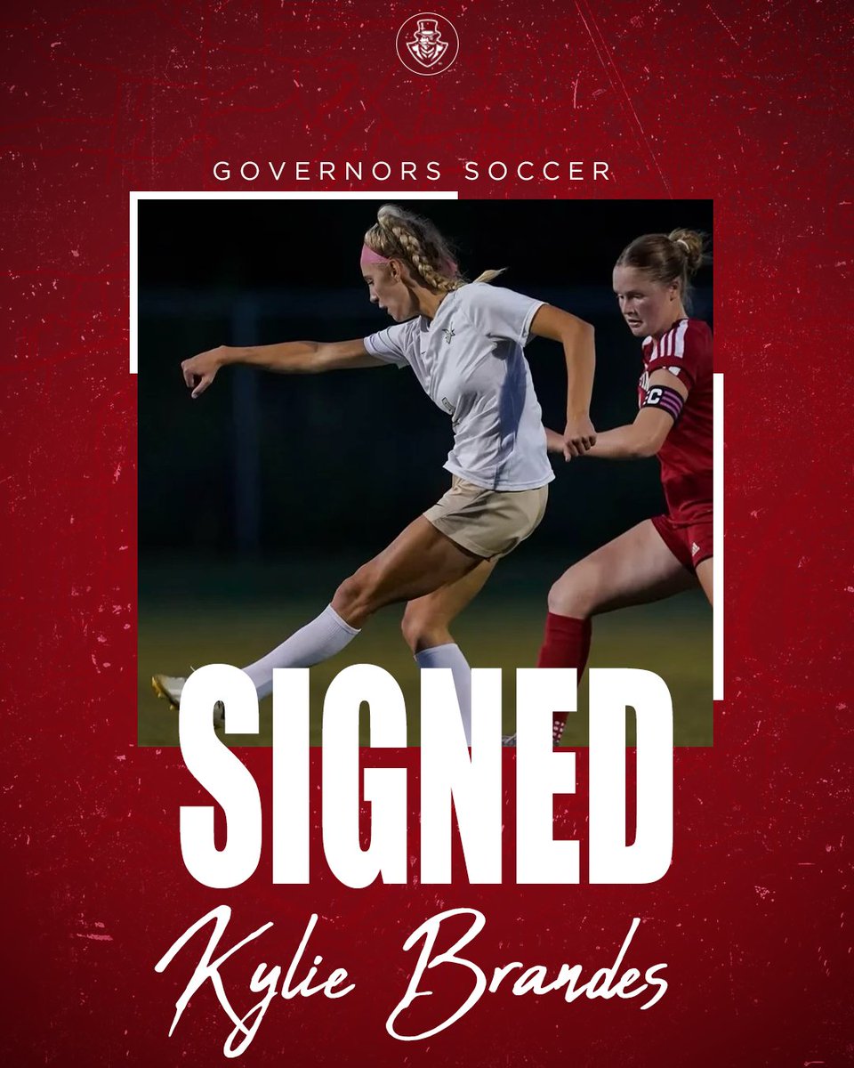 𝗦𝗜𝗚𝗡𝗘𝗗! Welcome to the family, Kylie!🎩⚽️

✍️ <a href="/KylieBrandes/">Kylie Brandes</a> 

#GovsGetBetter | #LetsGoPeay