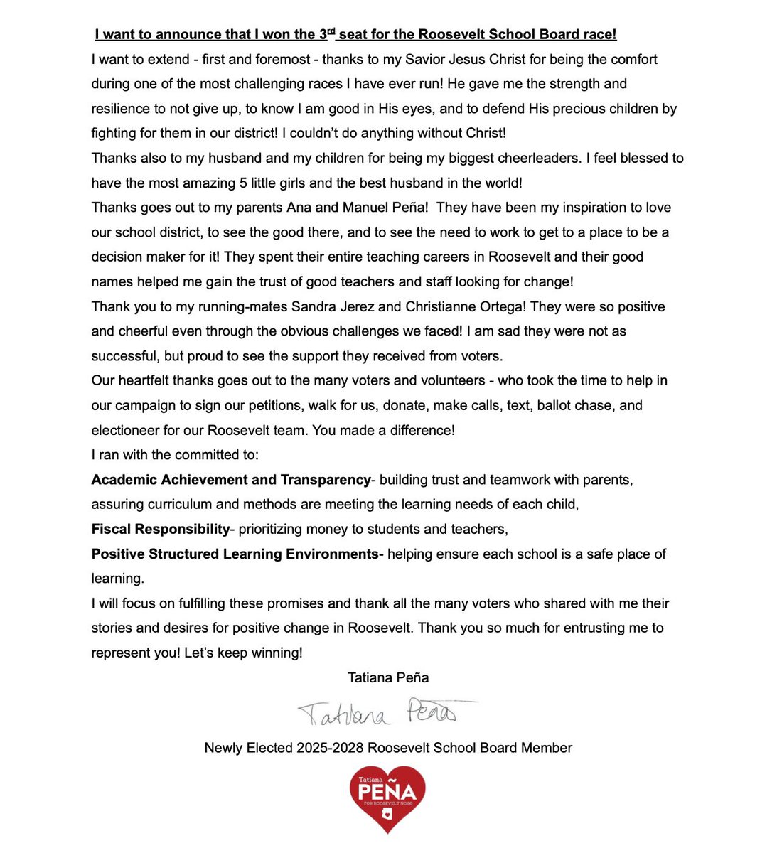 You guys! I won! ❤️🇺🇸