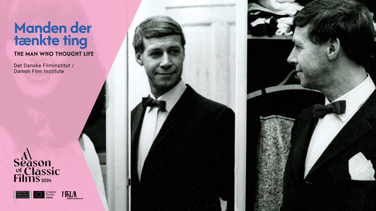 acefilmeu's tweet photo. (Re)discover this classic 1969 science fiction thriller in Copenhagen on Sunday, 17 Nov, at 14:15!
Manden der tænkte ting (The Man Who Thought Life), restored and presented by @DanishFilm with EN subs.
Read more: https://t.co/bQk81HpTTf
@europe_creative #ASeasonOfClassicFilms https://t.co/nxuyrTgVON