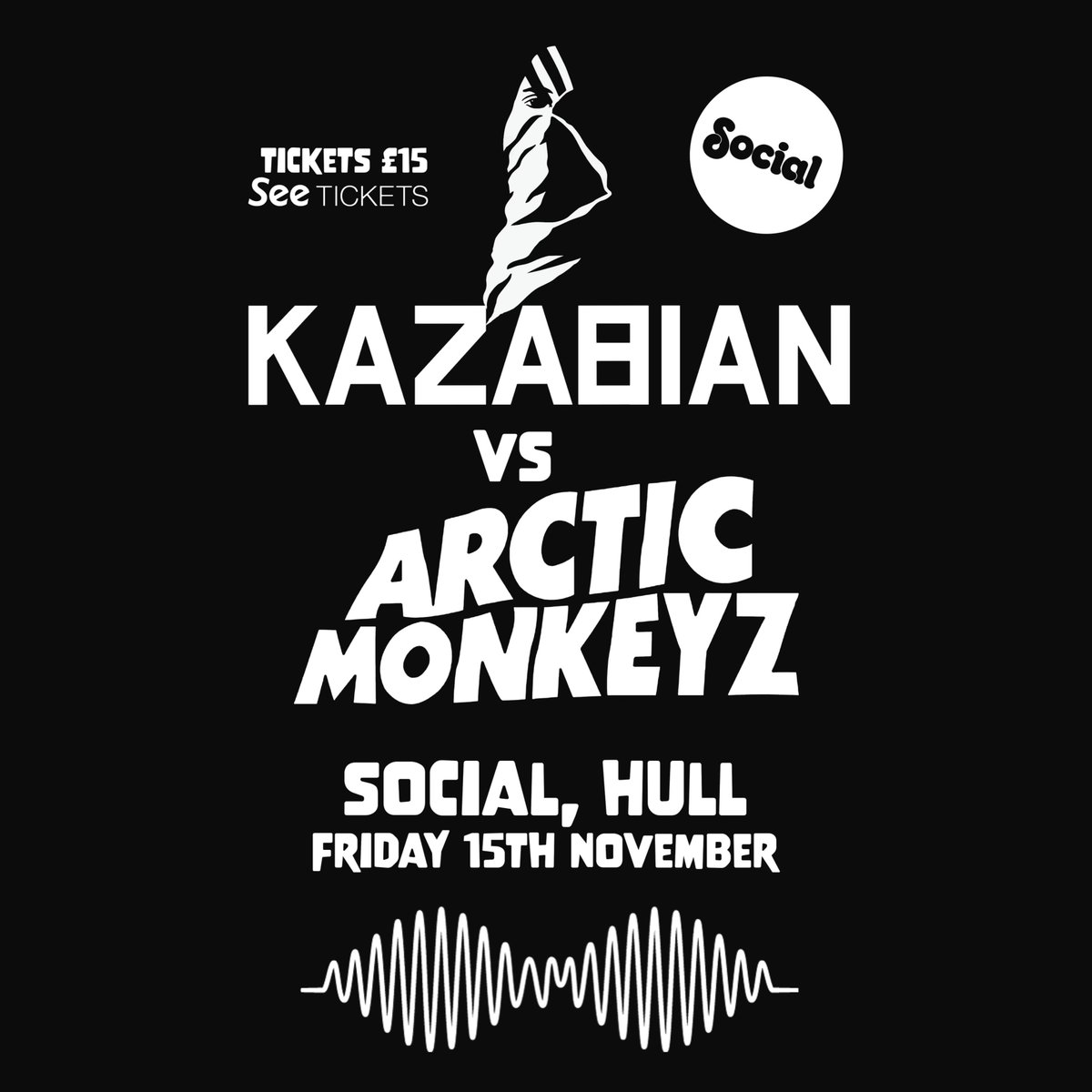 Social (@socialhumberst) on Twitter photo T O N I G H T
It's a busy one for an evening of indie anthems from <a href="/KazabianUK/">Kasabian Tribute</a> vs Arctic Monkeyz. Tickets are running low, so advance booking is advised.
📆 Friday 15th November
🎟 FINAL TICKETS: bit.ly/KazabianvsArct… T O N I G H T
It's a busy one for an evening of indie anthems from <a href="/KazabianUK/">Kasabian Tribute</a> vs Arctic Monkeyz. Tickets are running low, so advance booking is advised.
📆 Friday 15th November
🎟 FINAL TICKETS: bit.ly/KazabianvsArct…