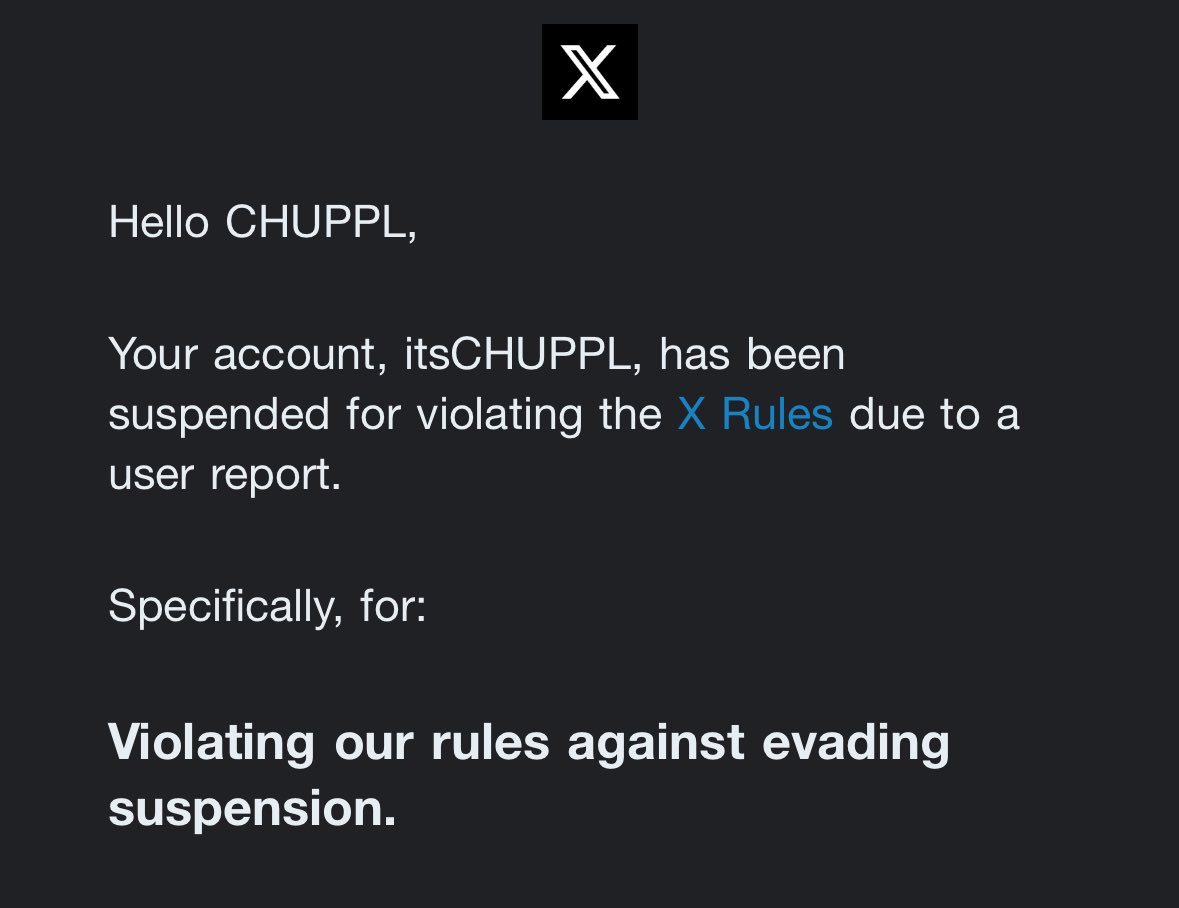 We’ve been suspended too many times in the two weeks this account has existed..

bsky.app/profile/chuppl…