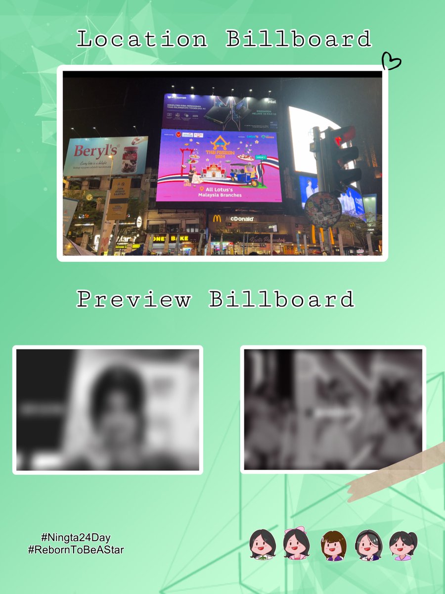 📍 Location:
McDonald’s Bukit Bintang
120-120A, Jalan Bukit Bintang,
55100 Kuala Lumpur, Malaysia
🗓️ Date: 18 November 2024
⏰ Time: 7 AM - 1 AM

We will give Preview for the Photobook as well .Don’t miss your chance! We’ll announce the lucky winner soon. Good luck!

#Ningta24Day