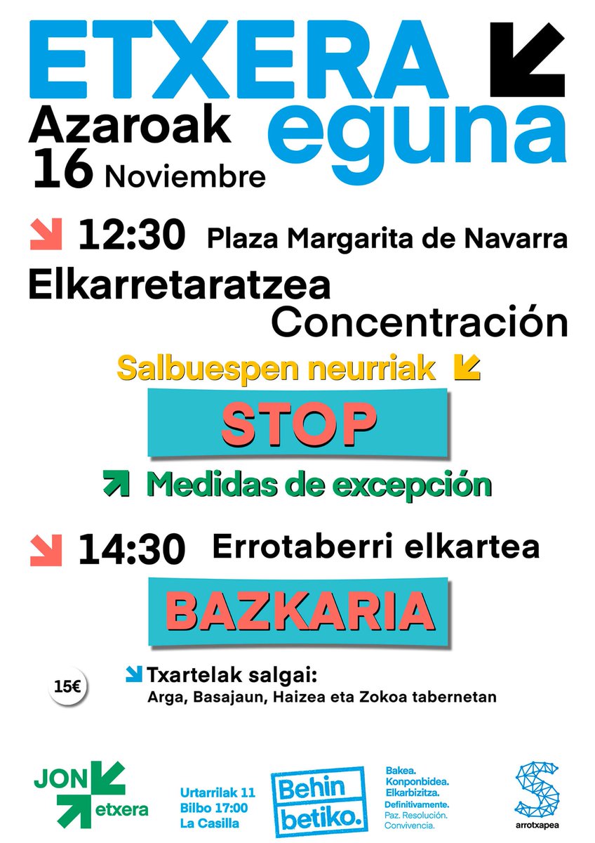 Gazteok ere bertan egonen gara! Jon etxera! Gazteok zuekin gaude!!