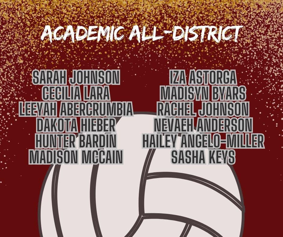 District honors were voted on and chosen last night by the coaches of district 16-6A. Congratulations to the players who were selected!! #Volleyball #VolleyNews #WeAreWaller
