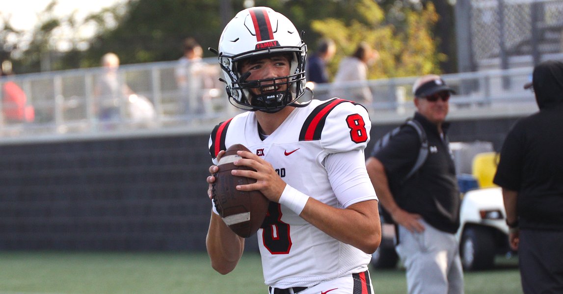 AllenTrieu's tweet photo. In-state QB offer Kayd Coffman says he already feels like part of the Spartan family.

He has been to Michigan State several times this season and returns again soon.

(VIP) https://t.co/tUUFp8A6ka https://t.co/ZLVoiXtdVw