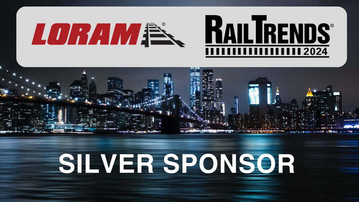 We're honored to be a Silver Sponsor for RailTrends 2024! We look forward to many informative presentations and also hear from our very own VP of Sales and Business Development and REMSA Vice Chairman, Nate Bachman, as he shares his viewpoints on industry associations <a href="/Loram_Tech/">Loram Technologies, Inc</a>