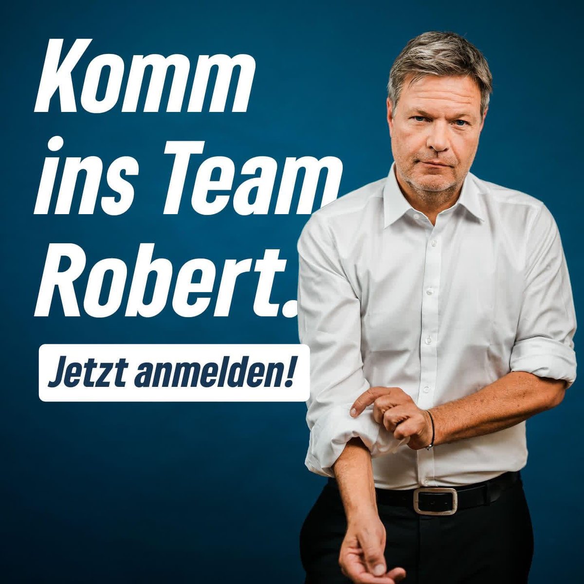Ich bin im #TeamHabeck und freue mich auf den gemeinsamen Wahlkampf. #Habeck4Kanzler