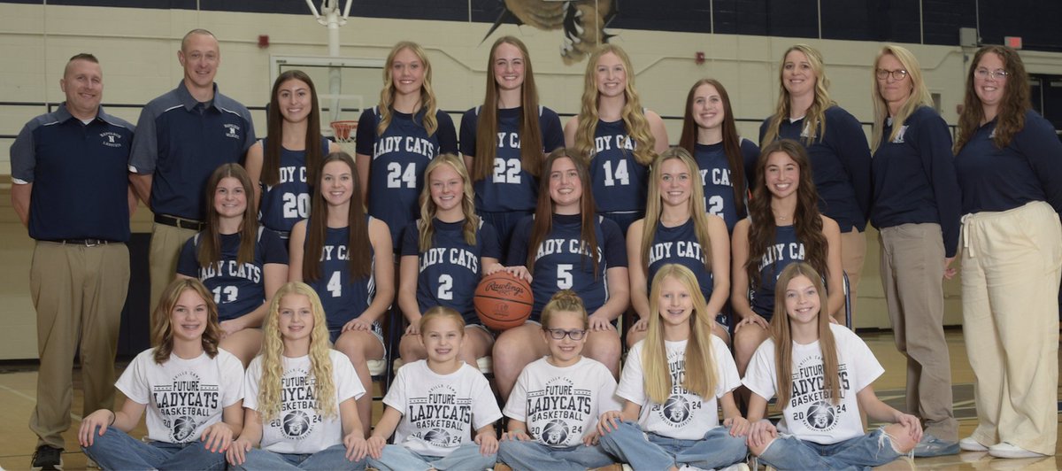 The 49th Edition of the Napoleon Lady Cats Basketball Team