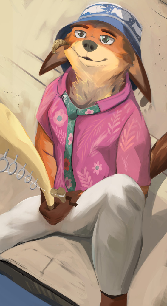 midniterei's tweet photo. nick wilde fanart.

#fanart #digitalart #illustration #digitalillustration #Zootopia2 #nickwilde https://t.co/1z2YSvBdhy