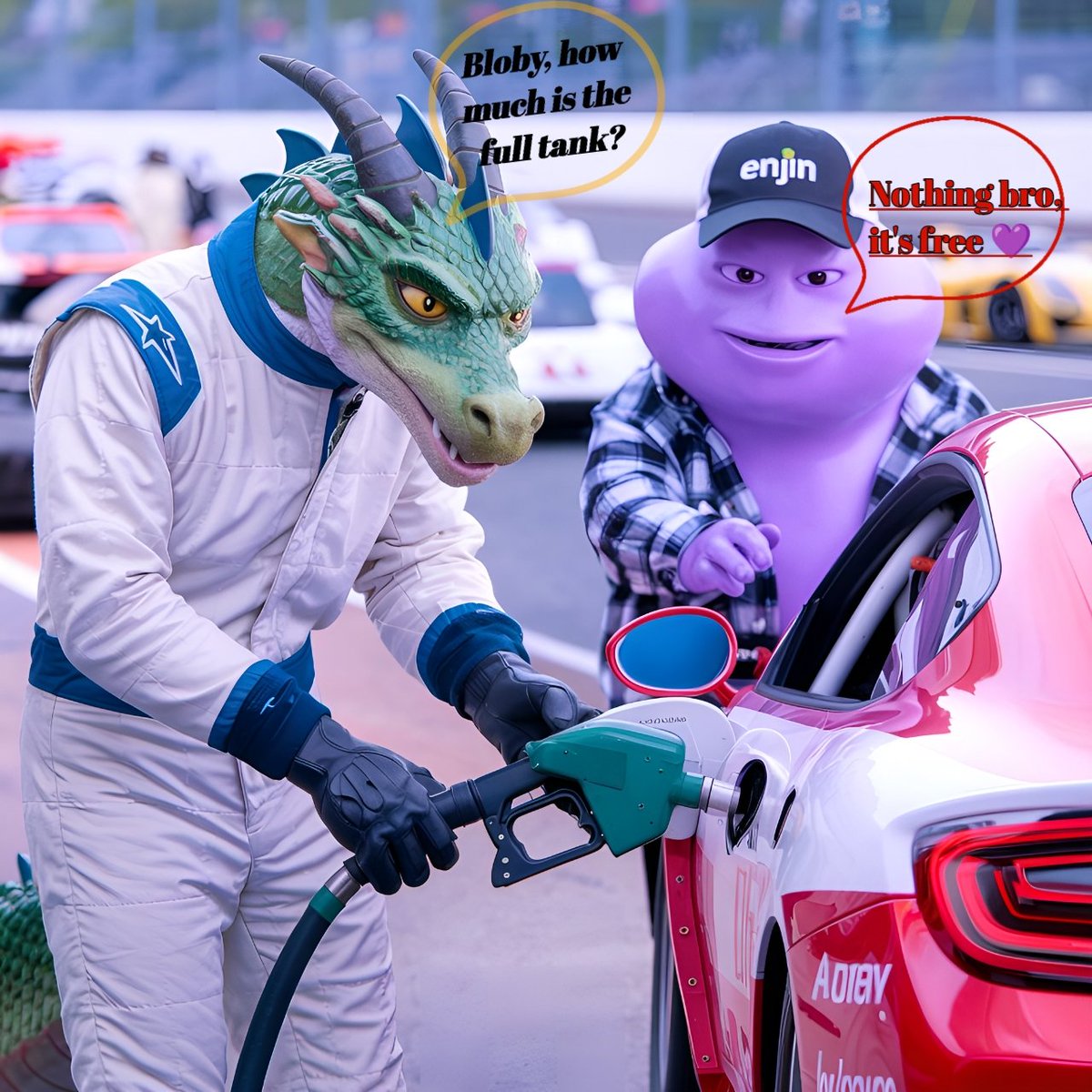 #FuelTheEnjin Full tank #Enjin