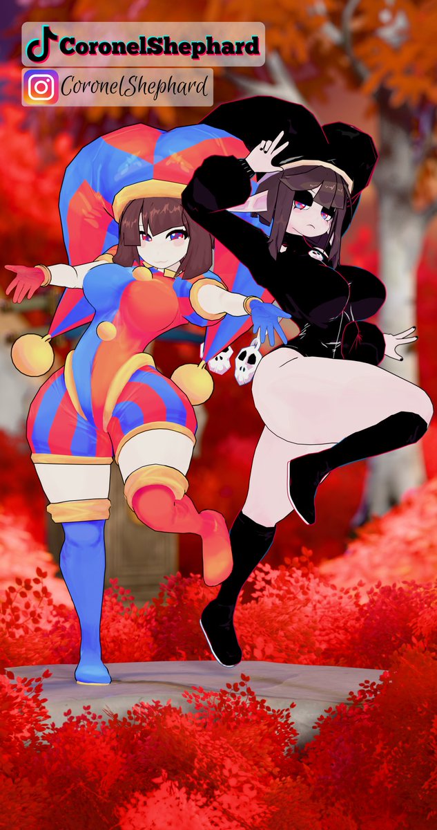 También pueden conocerme un poco más, visitando mis otras redes sociales.
#VRChat #Render #Blender #Pomni