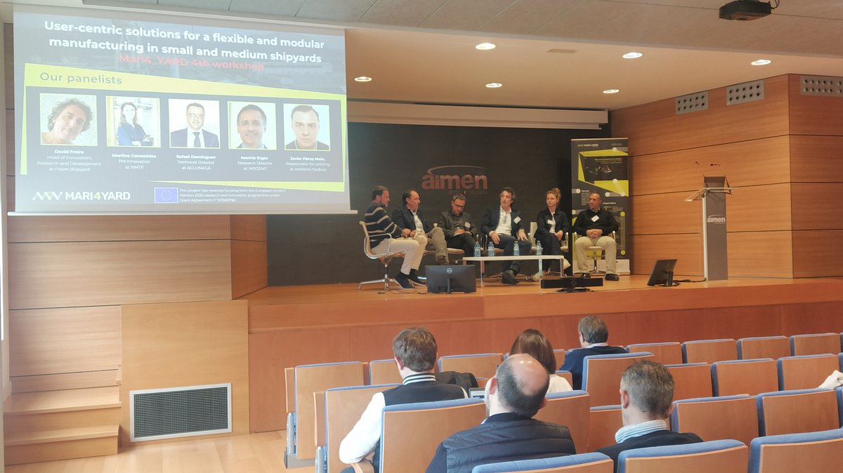The afternoon round table includes representatives from Spanish shipyards, Maritime associations and association of University in the naval sector.

Thanks to our panelists for sharing your perspectives and recommandations.