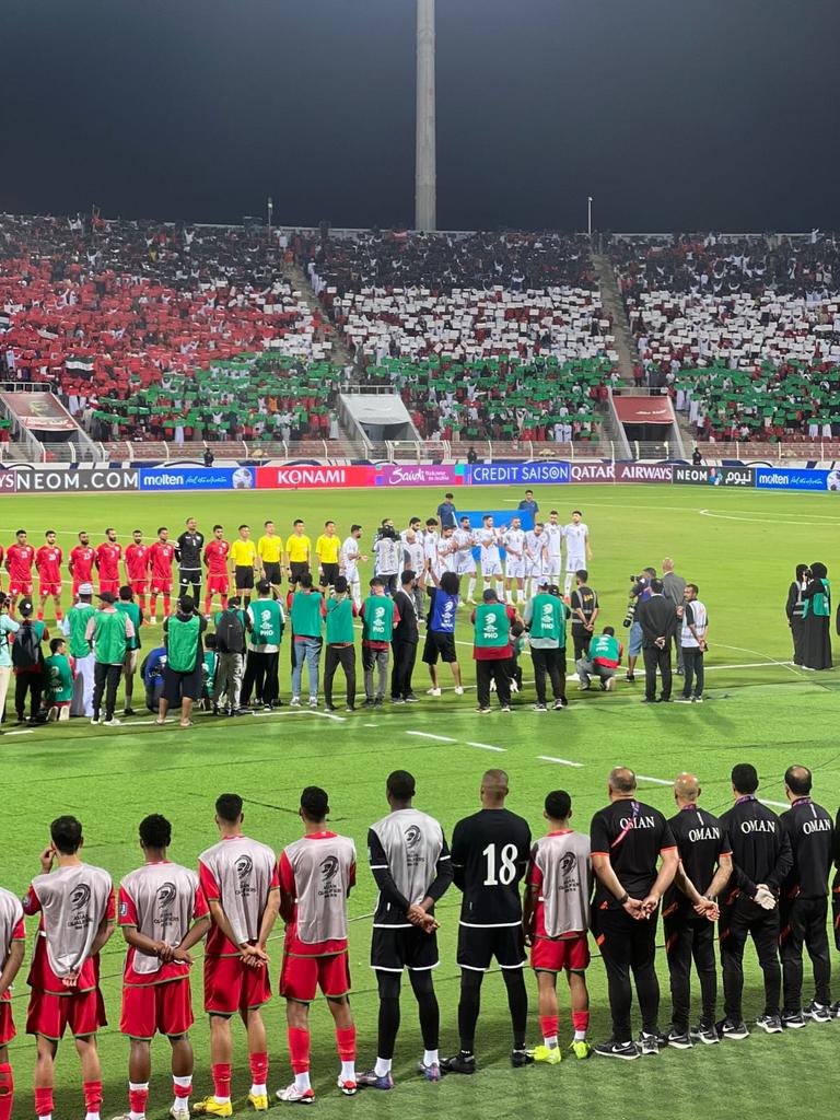 HamedAlrahbi_'s tweet photo. #عمان_فلسطين
#كلنا_معك
لتاريخ جماهير العمانية تعمل تيفو علم فلسطين 🇵🇸♥️🔥 https://t.co/E5WipiCHEt