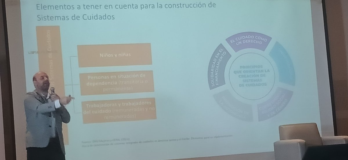 "Un Sistema de Cuidado es un asunto de corresponsabilidad social y de género por parte del Estado, el mercado, las organizaciones sociales y la familia, fortaleciendolas". <a href="/JulioBangoA/">Julio Bango</a>  Foro sobre los Cuidados en el Colombia, Antioquia y Medellin liderado por <a href="/CareAntioquia/">MesaEconomíaDelCuidadoMedellinYAntioquia.</a>