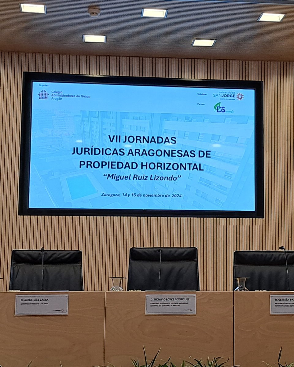 FincasEbro's tweet photo. 📚 Hoy y mañana estamos en las VII Jornadas Jurídicas Aragonesas de Propiedad Horizontal en Zaragoza, ¡formándonos para ofrecer el mejor servicio! 💼
En Fincas Ebro, la formación es clave para tu tranquilidad. 👨‍⚖️👩‍⚖️
#PropiedadHorizontal #Zaragoza #AdministraciónDeFincas https://t.co/RDuSV6MeXN
