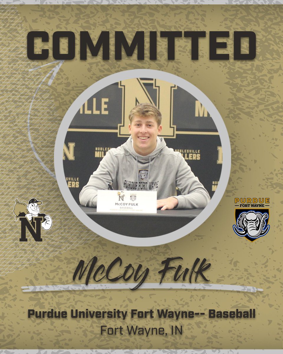#Millerball 2025 <a href="/MccoyFulk/">mccoy fulk</a> signs with <a href="/MastodonBSB/">Purdue Fort Wayne Baseball</a> !!

#GrindOn