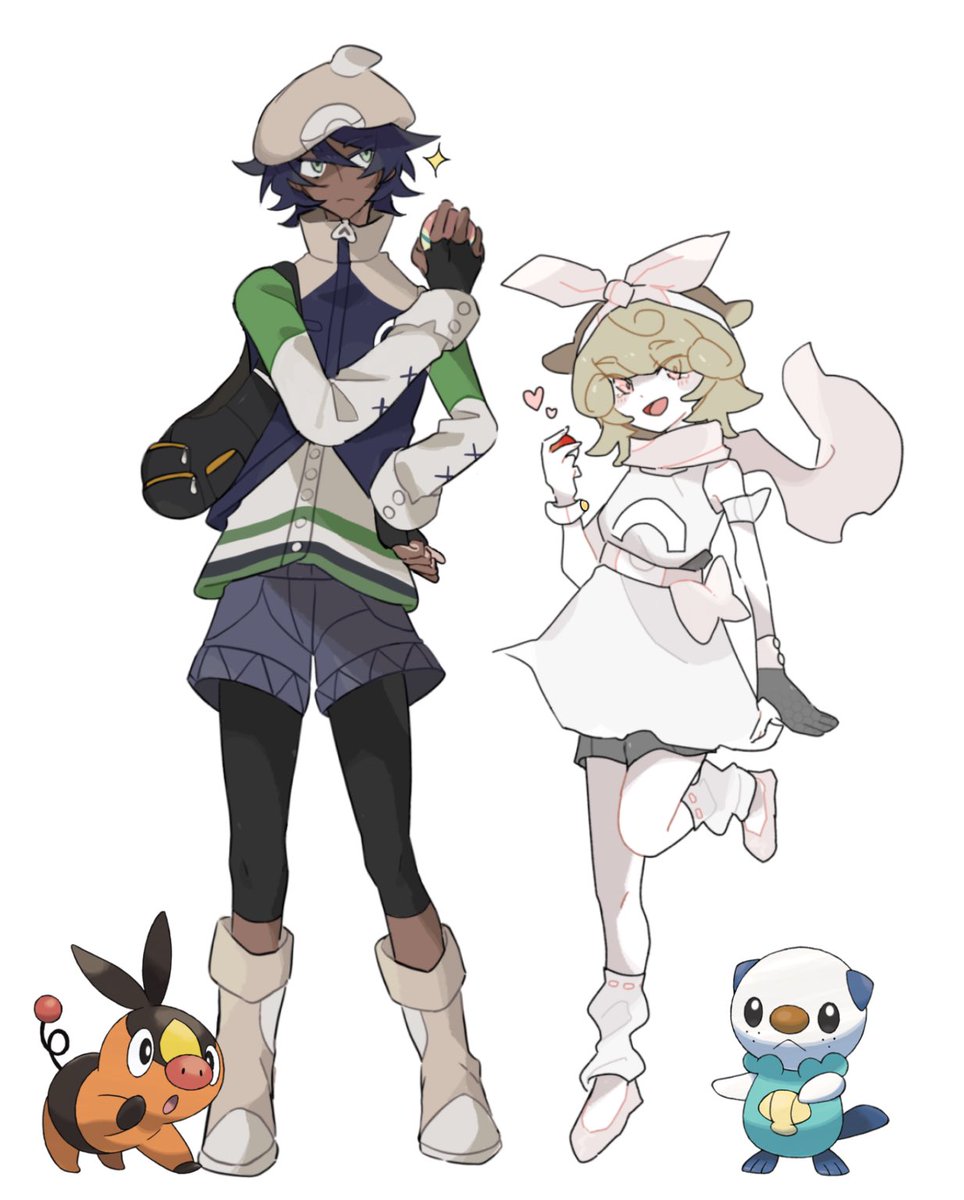 My bw &amp; bw2 protags… they share one brain cell together trust☝🏻
