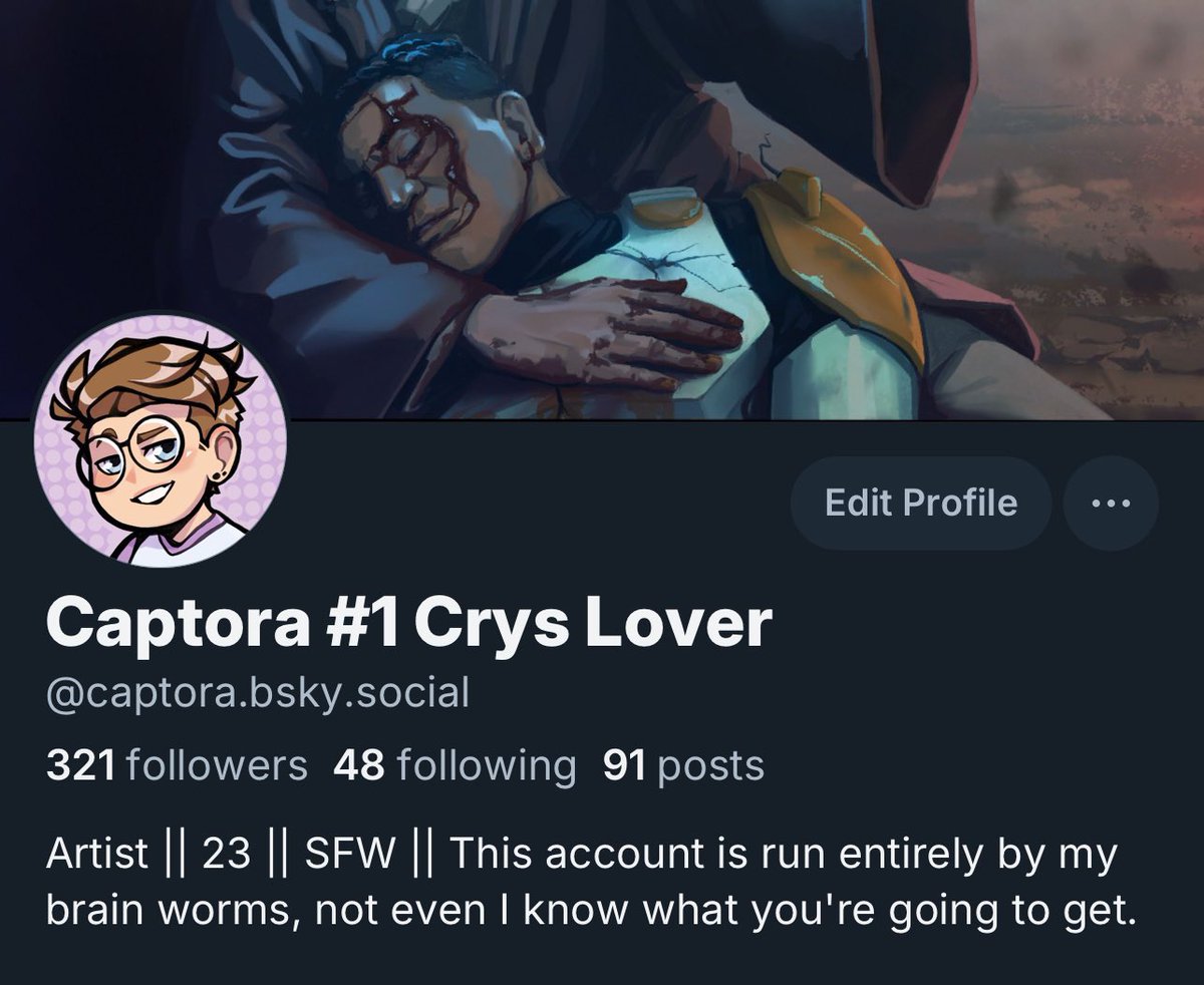 Okay yeah. This will probably be the last  post I make here. I’ve moved to bluesky almost completely and I’m very active over there now!!! So if you want to keep my insane yapping in your life this is where you can find me :3c