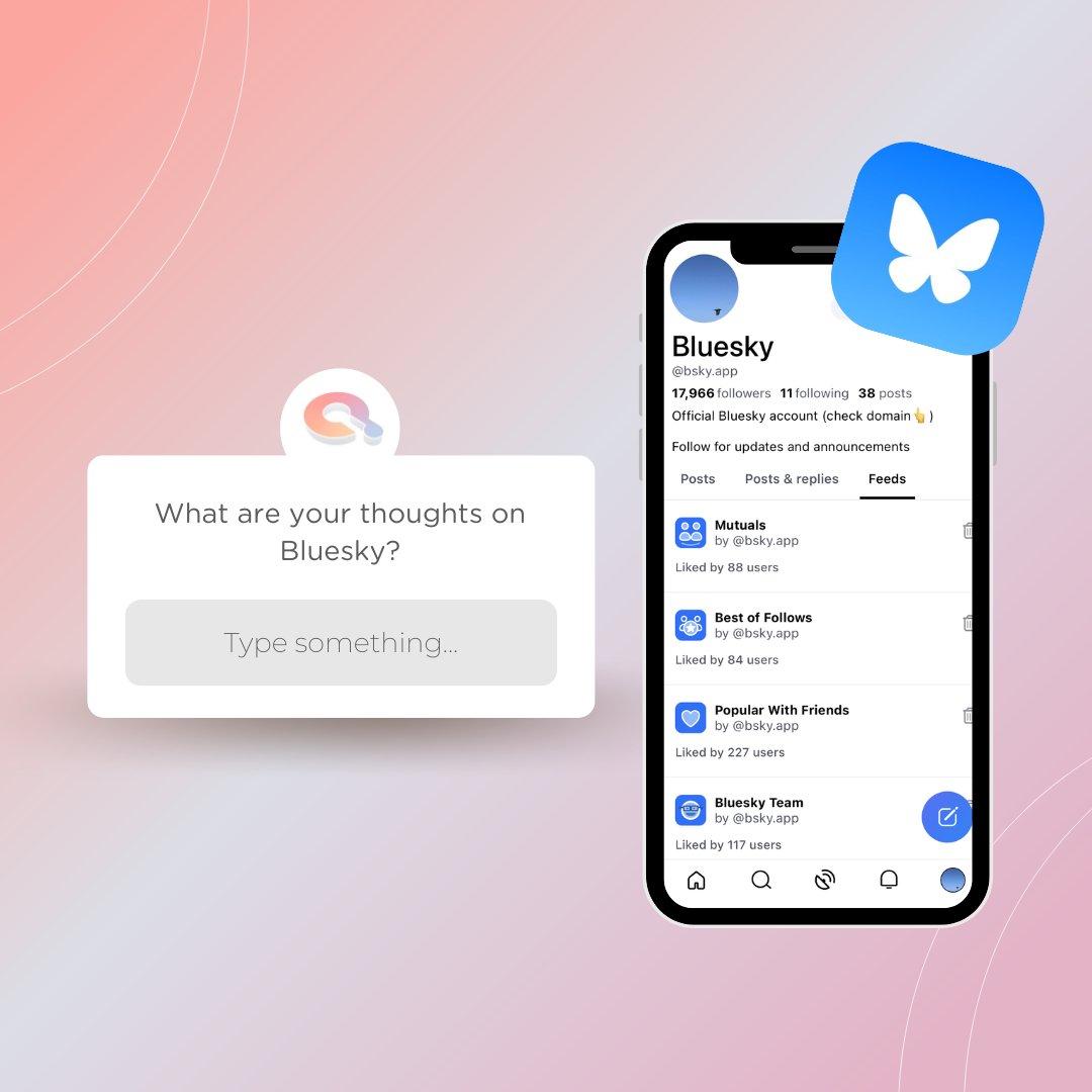 qodesocial's tweet photo. @BlueSky has just hit #1 In The App Store, Surpassing @TikTok, @Instagram and @X! 😱 Comment your thoughts down below! 👇👇 https://t.co/eRqnczX9vq