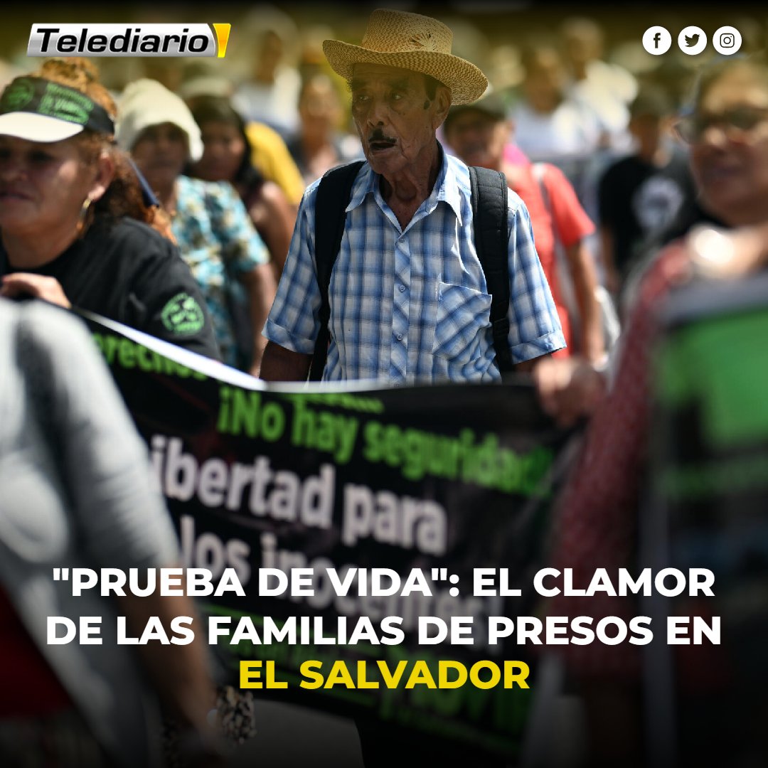 TelediarioGT's tweet image. &quot;Prueba de vida&quot;: La #campaña que muestra el clamor de las familias de #presos en #ElSalvador 😨➡ bit.ly/48SMd6E